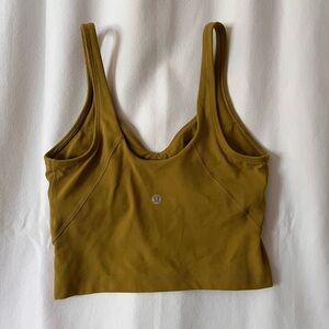 Khaki green Lululemon align tank top #fitness